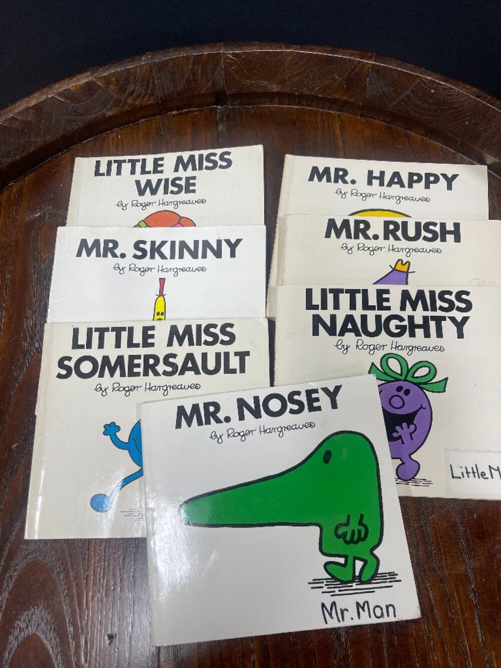 Vintage Mr. Men & Little Miss 7 Book Lot Roger Hargreaves